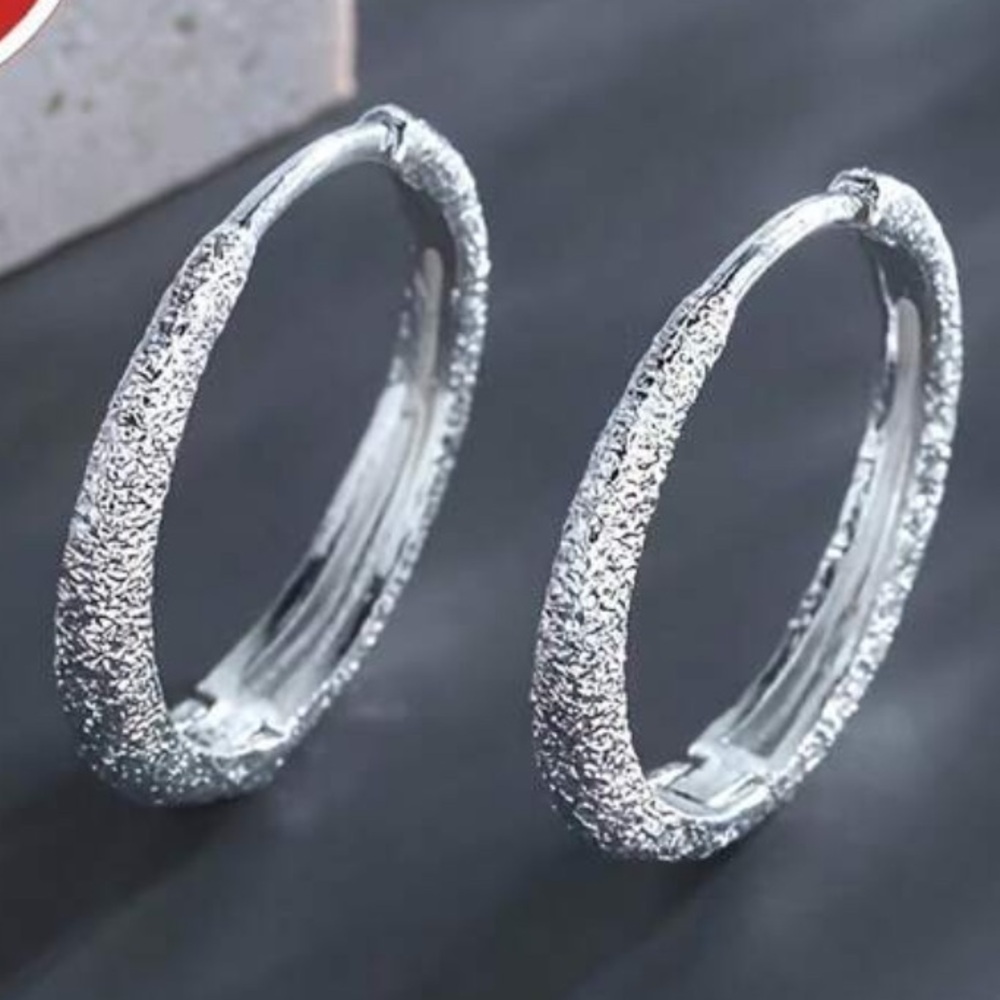 925 Sterling Silver Hoop Earrings
